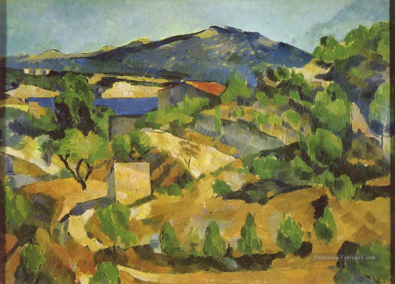 Montagnes en Provence L Estaque Paul Cézanne Peintures à l'huile